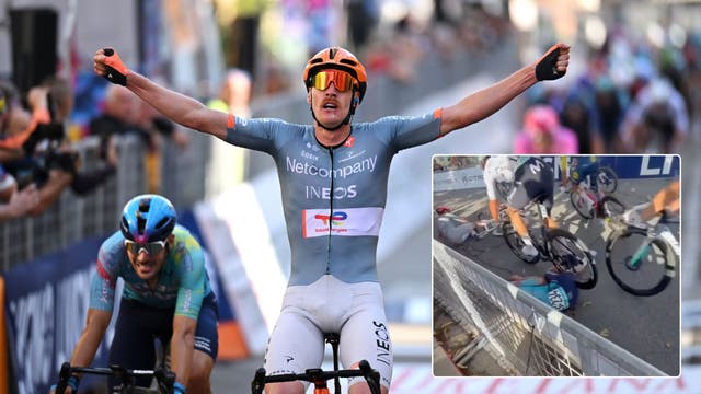 Brutal Video Shows Four Cyclists Riding Over Thomas Silva’s Legs After Crash
